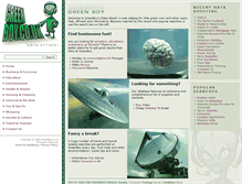 Tablet Screenshot of greenboy.co.uk